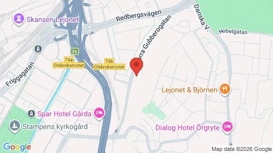 Lägenheter att hyra i Örgryte-Härlanda - kort over placeringen