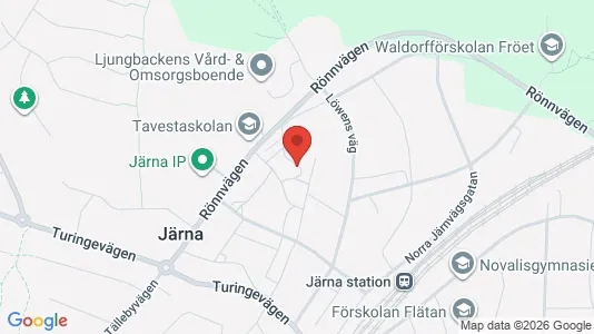 Lägenheter att hyra i Södertälje - kort over placeringen