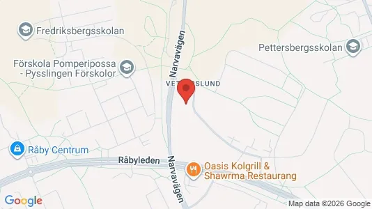 Lägenheter att hyra i Västerås - kort over placeringen