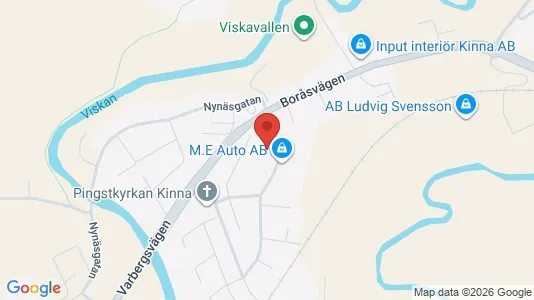 Lägenheter att hyra i Mark - kort over placeringen