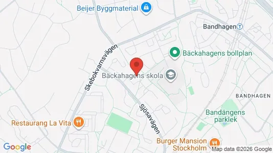Lägenheter att hyra i Söderort - kort over placeringen