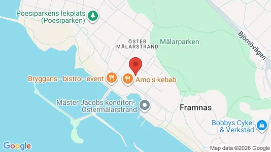 Lägenheter att hyra i Västerås - kort over placeringen