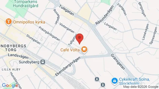 Lägenheter att hyra i Sundbyberg - kort over placeringen