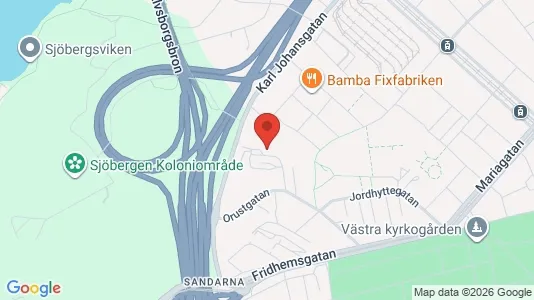 Lägenheter att hyra i Majorna-Linné - kort over placeringen