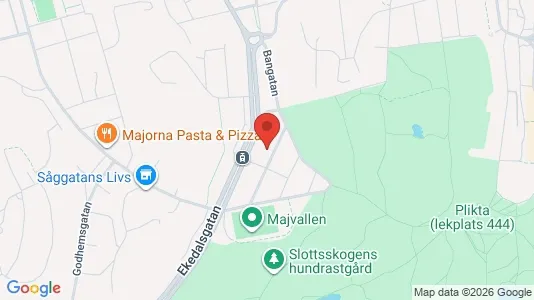 Lägenheter att hyra i Majorna-Linné - kort over placeringen
