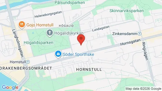 Lägenheter att hyra i Södermalm - kort over placeringen