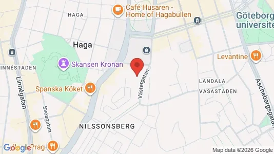 Lägenheter att hyra i Göteborg Centrum - kort over placeringen