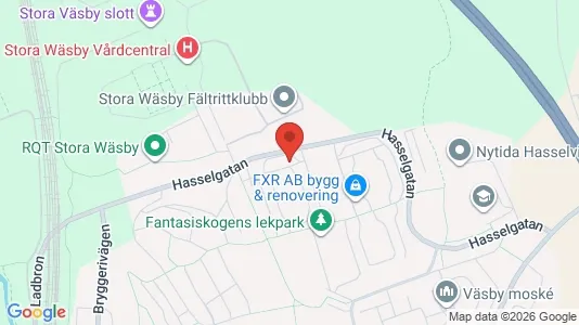 Lägenheter att hyra i Upplands Väsby - kort over placeringen