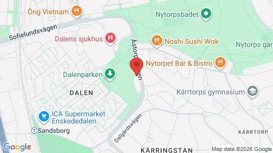 Lägenheter att hyra i Söderort - kort over placeringen