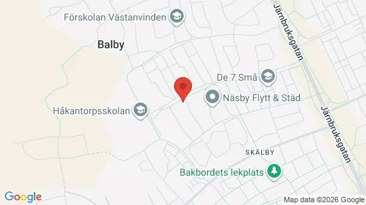 Lägenheter att hyra i Västerås - kort over placeringen