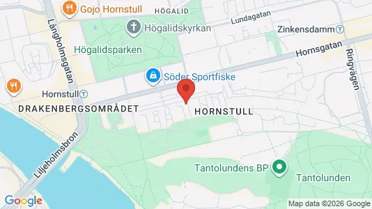 Lägenheter att hyra i Södermalm - kort over placeringen