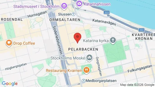 Lägenheter att hyra i Södermalm - kort over placeringen