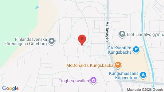 Lägenheter att hyra i Kungsbacka - kort over placeringen