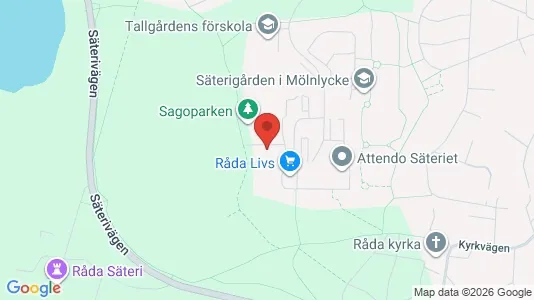 Lägenheter att hyra i Härryda - kort over placeringen