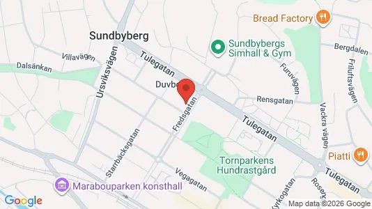 Lägenheter att hyra i Sundbyberg - kort over placeringen
