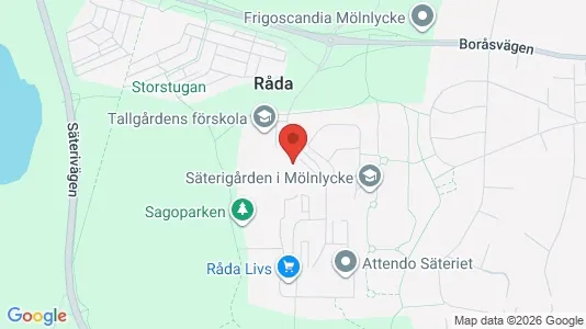 Lägenheter att hyra i Härryda - kort over placeringen