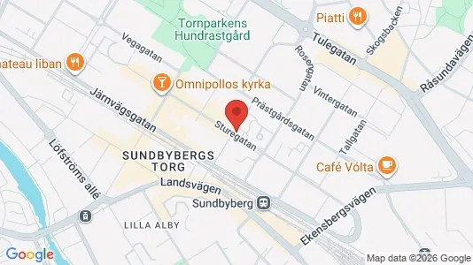 Lägenheter att hyra i Sundbyberg - kort over placeringen