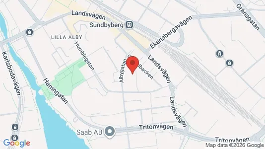Lägenheter att hyra i Sundbyberg - kort over placeringen
