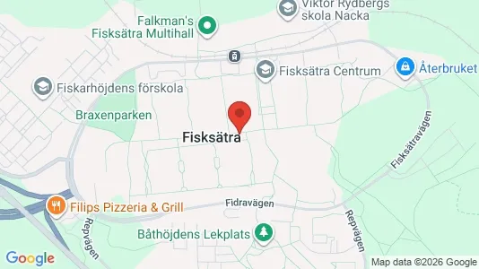 Lägenheter att hyra i Nacka - kort over placeringen