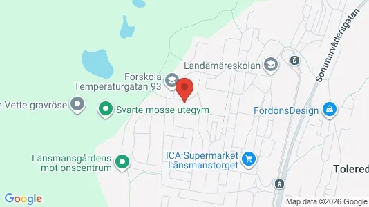 Lägenheter att hyra i Västra hisingen - kort over placeringen