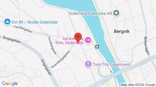 Lägenheter att hyra i Södertälje - kort over placeringen