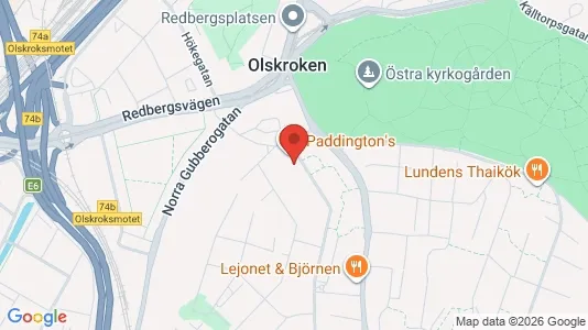 Lägenheter att hyra i Örgryte-Härlanda - kort over placeringen