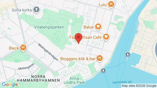Lägenheter att hyra i Södermalm - kort over placeringen
