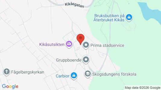 Lägenheter att hyra i Mölndal - kort over placeringen