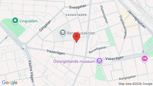 Lägenheter att hyra i Linköping - kort over placeringen