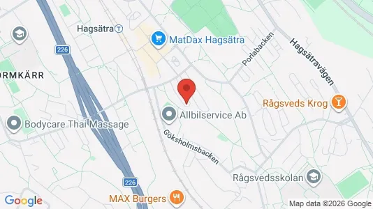Lägenheter att hyra i Söderort - kort over placeringen