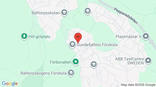 Lägenheter att hyra i Mölndal - kort over placeringen