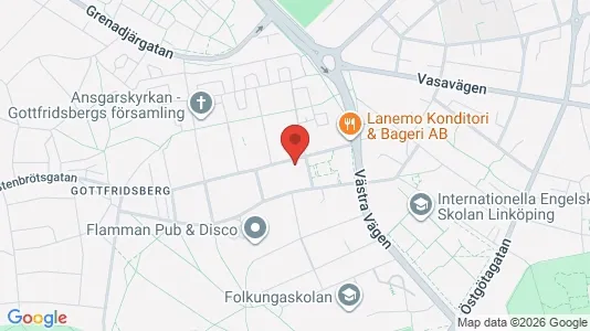 Lägenheter att hyra i Linköping - kort over placeringen