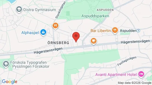 Lägenheter att hyra i Söderort - kort over placeringen