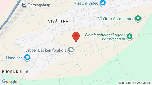 Lägenheter att hyra i Huddinge - kort over placeringen