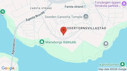 Lägenheter att hyra i Söderort - kort over placeringen
