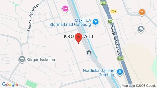 Lägenheter att hyra i Örgryte-Härlanda - kort over placeringen