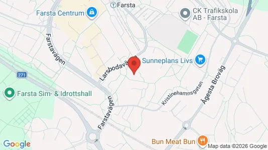 Lägenheter att hyra i Söderort - kort over placeringen
