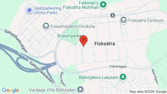 Lägenheter att hyra i Nacka - kort over placeringen