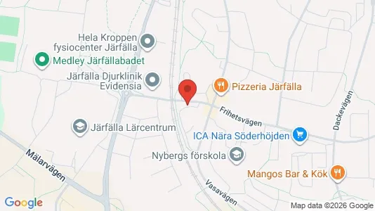 Lägenheter att hyra i Järfälla - kort over placeringen