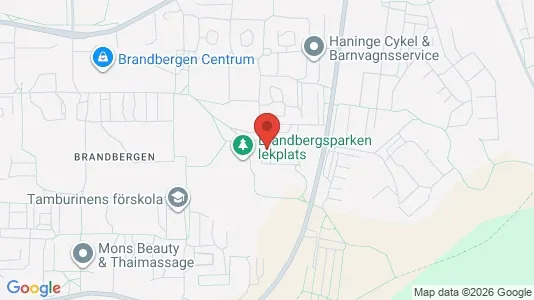Lägenheter att hyra i Haninge - kort over placeringen