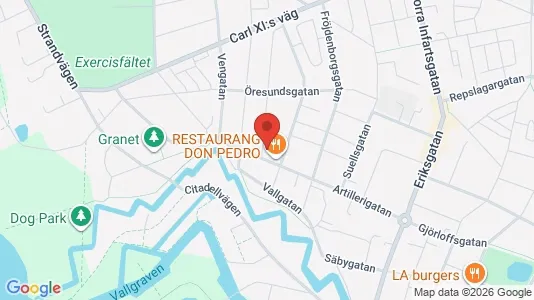 Lägenheter att hyra i Landskrona - kort over placeringen