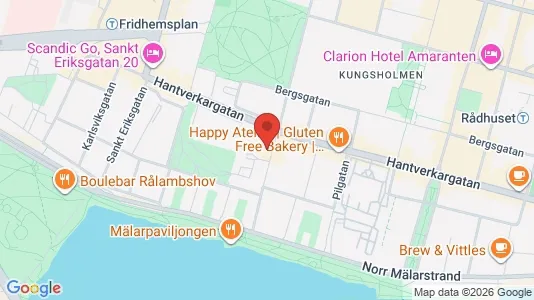 Lägenheter att hyra i Kungsholmen - kort over placeringen