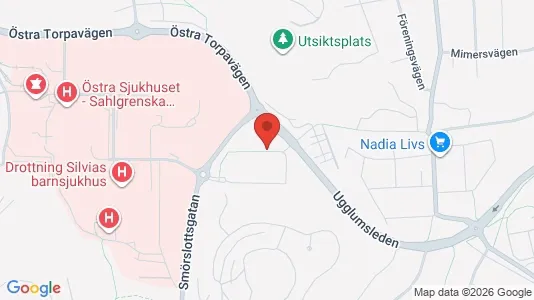 Lägenheter att hyra i Örgryte-Härlanda - kort over placeringen