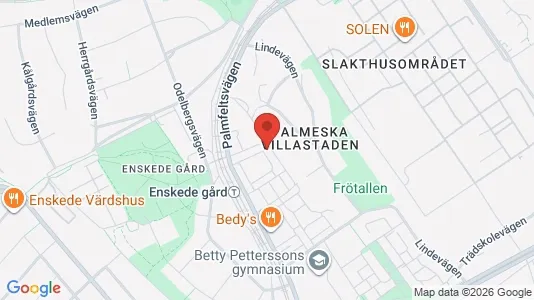 Lägenheter att hyra i Hammarbyhamnen - kort over placeringen