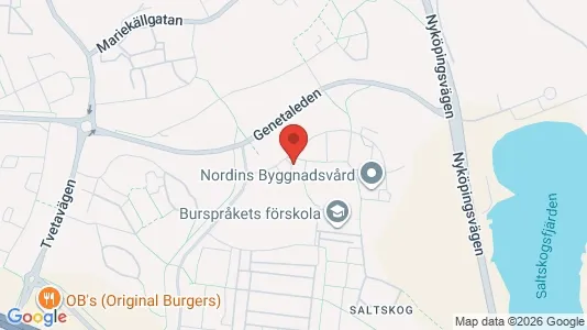 Lägenheter att hyra i Södertälje - kort over placeringen