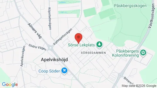 Lägenheter att hyra i Varberg - kort over placeringen