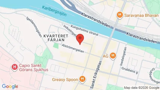 Lägenheter att hyra i Kungsholmen - kort over placeringen
