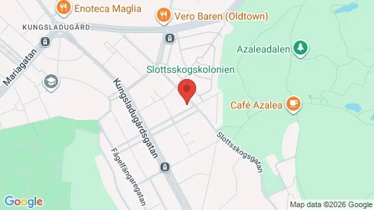 Lägenheter att hyra i Majorna-Linné - kort over placeringen