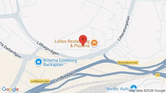 Lägenheter att hyra i Norra hisingen - kort over placeringen