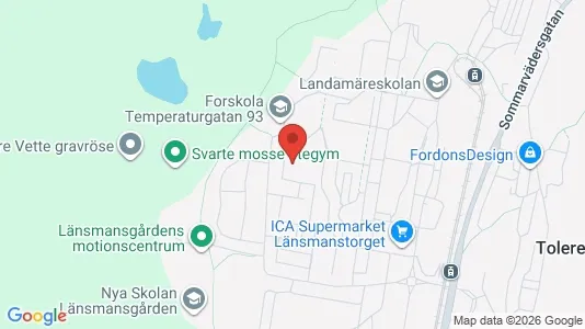 Lägenheter att hyra i Västra hisingen - kort over placeringen